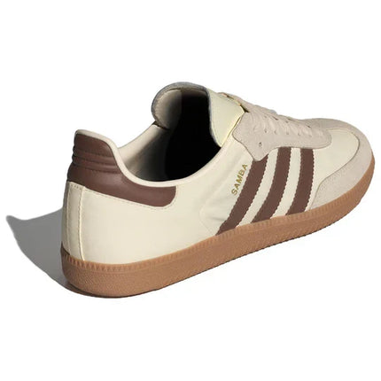 Men's Adidas Samba Beige Tan Shoes