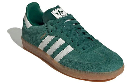 Men's Adidas Samba Collegiate Green Gum Shoes