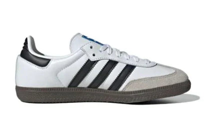 Men's Adidas Samba White Black Gum Shoes