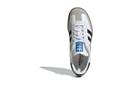 Men's Adidas Samba White Black Gum Shoes