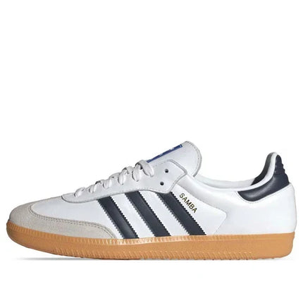 Men's Adidas Samba White Night Indigo Gum Shoes