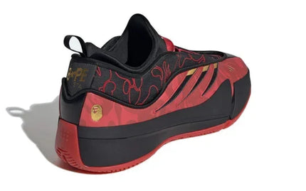 Men's Adidas x A Bathing Ape Dame 9 'Better Scarlet' Shoes