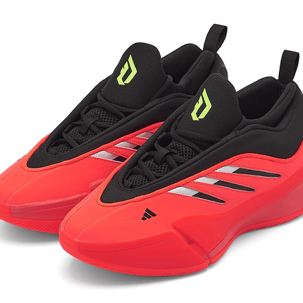 Men's Adidas Dame 9 Red Black Shoes