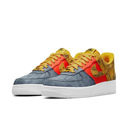 Men's Air Force 1 '07 Dark Sulphur Tie-Dye Shoes