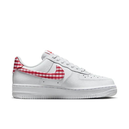 Men's Air Force 1 '07 Essential 'Mystic Red Gingham' Shoes