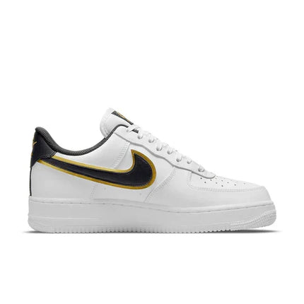 Men's Air Force 1 '07 Metallic Swoosh Pack - White Metallic Gold Shoes