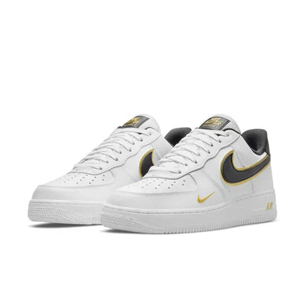 Men's Air Force 1 '07 Metallic Swoosh Pack - White Metallic Gold Shoes