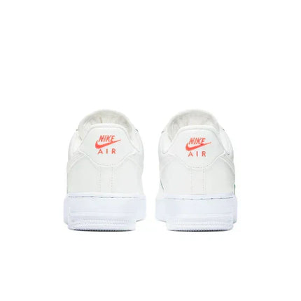 Men's Air Force 1 '07 Summit White Solar Red Shoes