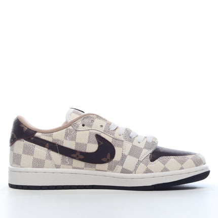 Men's Louis Vuitton x Air Jordan 1 Low Shoes