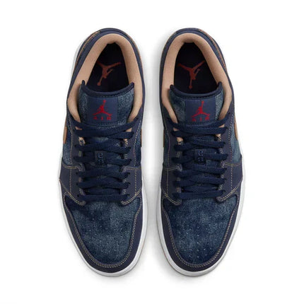 Men's Air Jordan 1 Low SE 'Denim' Shoes