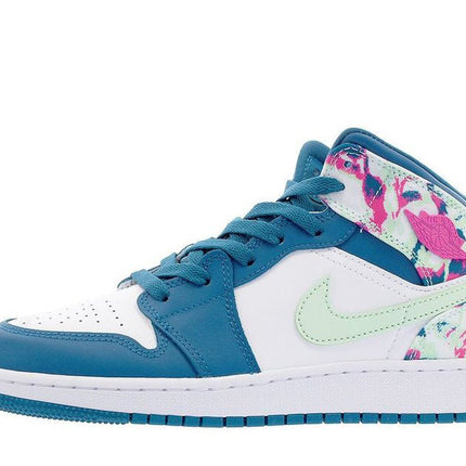Men's Air Jordan 1 Mid Paint Stroke Shoes