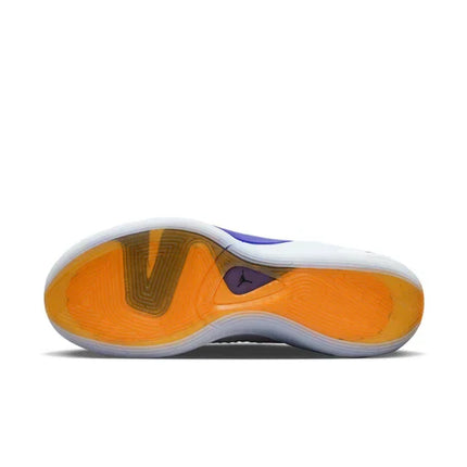 Men's Air Jordan Luka 1 Grey Blue Orange Shoes