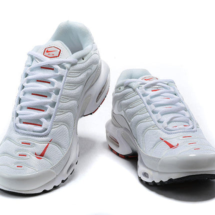 Men's Air Max Plus White Crimson Shoes