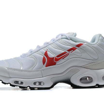Men's Air Max Plus White Crimson Shoes