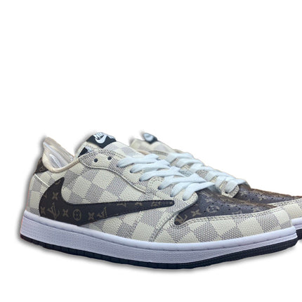Men's Nike Fragment x Travis Scott x Gucci Air Jordan 1 Low Shoes
