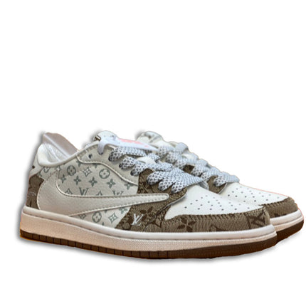 Men's Nike Travis Scott x Fragment Design x Jordan Air Jordan 1 Low OG Shoes
