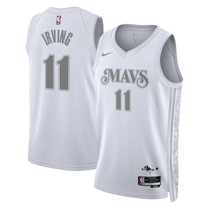 Kyrie Irving Dallas Mavericks 2024-2025 City Edition Swingman White Jersey