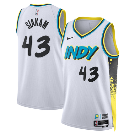 Pascal Siakam Indiana Pacers 2024-2025 City Edition Swingman White Jersey