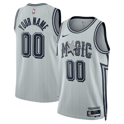Custom Orlando Magic 2024-2025 City Edition Swingman Silver Jersey