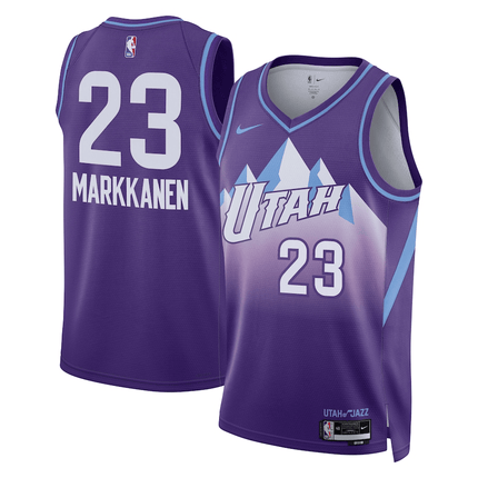 Lauri Markkanen Utah Jazz 2024-2025 City Edition Swingman Purple Jersey