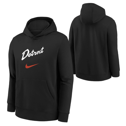 Detroit Pistons 2024-2025 City Edition Club Fleece Pullover Hoodie