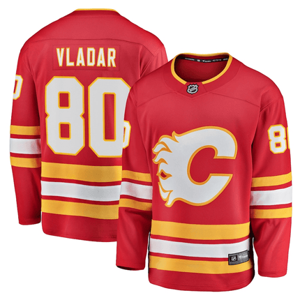 Daniel Vladar Calgary Flames 2024-2025 Home Breakaway Red Jersey