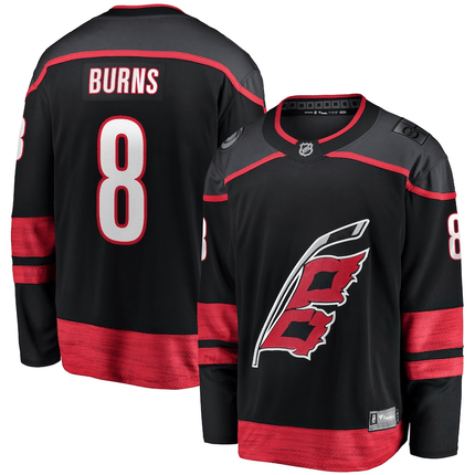 Brent Burns Carolina Hurricanes 2024-2025 Home Breakaway Black Jersey