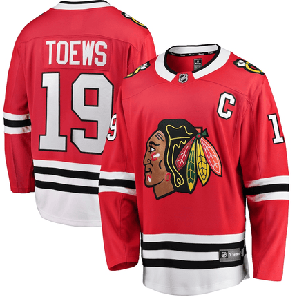 Jonathan Toews Chicago Blackhawks 2024-2025 Home Breakaway Red Jersey