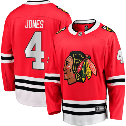Seth Jones Chicago Blackhawks 2024-2025 Home Breakaway Red Jersey