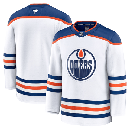 Edmonton Oilers 2024-2025 Away Premium White Jersey