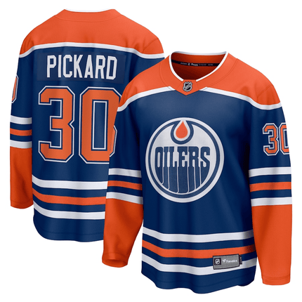 Calvin Pickard Edmonton Oilers 2024-2025 Home Breakaway Royal Jersey