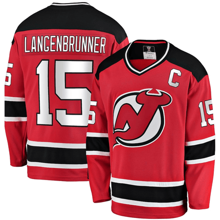 Jamie Langenbrunner New Jersey Devils 2024-2025 Breakaway Red Jersey