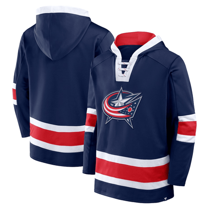 Columbus Blue Jackets 2024-2025 Inside Line Fleece Pullover Hoodie