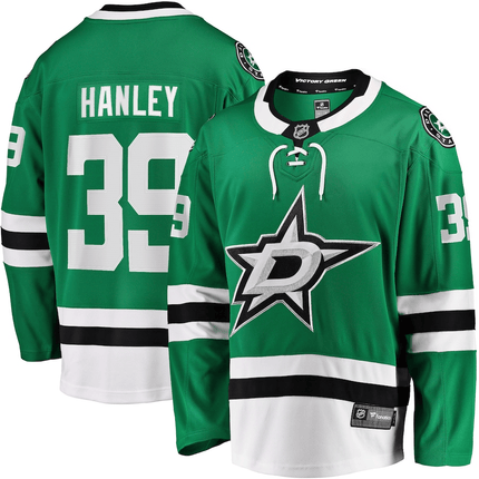 Joel Hanley Dallas Stars 2024-2025 Home Breakaway Kelly Green Jersey