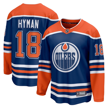 Zach Hyman Edmonton Oilers 2024-2025 Home Breakaway Royal Jersey