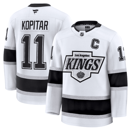 Anze Kopitar Los Angeles Kings 2024-2025 Away Premium White Jersey