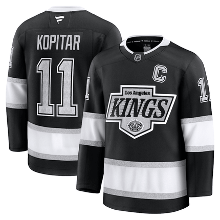 Anze Kopitar Los Angeles Kings 2024-2025 Home Premium Black Jersey