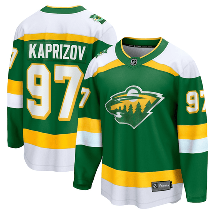 Kirill Kaprizov Minnesota Wild 2024-2025 Alternate Premier Breakaway Green Jersey
