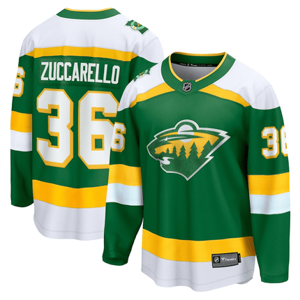 Mats Zuccarello Minnesota Wild 2024-2025 Alternate Premier Breakaway Green Jersey