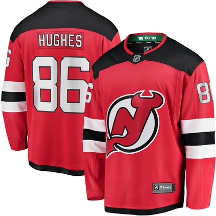 Jack Hughes New Jersey Devils 2024-2025 Breakaway Red Jersey