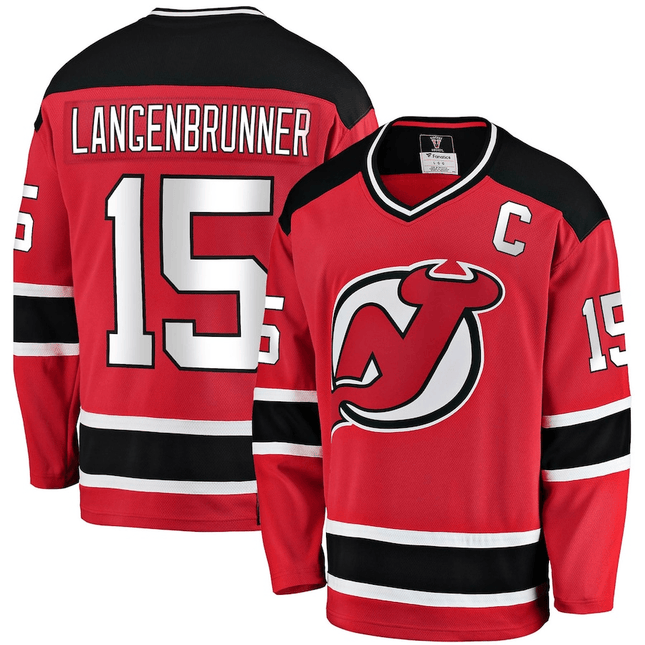Jamie Langenbrunner New Jersey Devils 2024-2025 Breakaway Red Jersey
