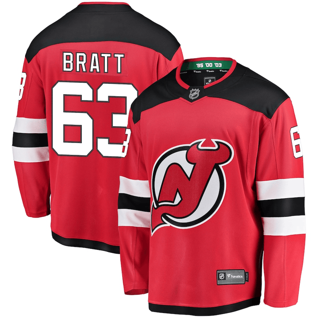 Jesper Bratt New Jersey Devils 2024-2025 Breakaway Red Jersey