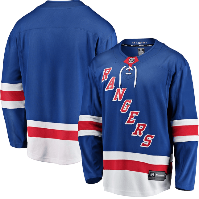 New York Rangers 2024-2025 Home Breakaway Blue Jersey