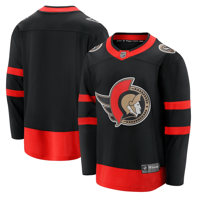 Ottawa Senators 2024-2025 Home Breakaway Black Jersey