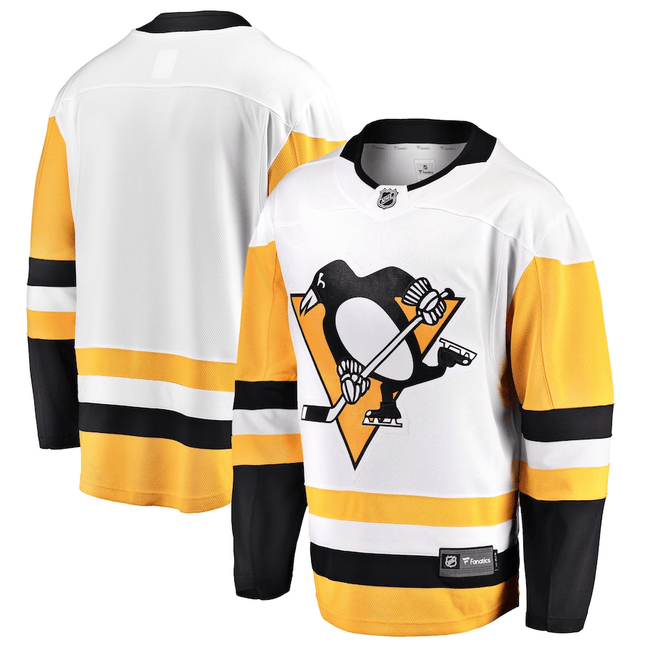 Pittsburgh Penguins 2024-2025 Away Premier Breakaway White Jersey