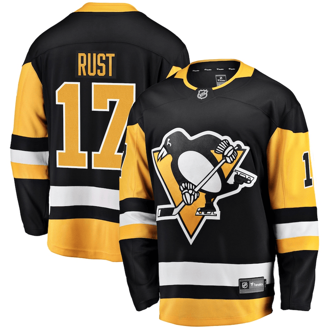 Bryan Rust Pittsburgh Penguins 2024-2025 Home Breakaway Black Jersey