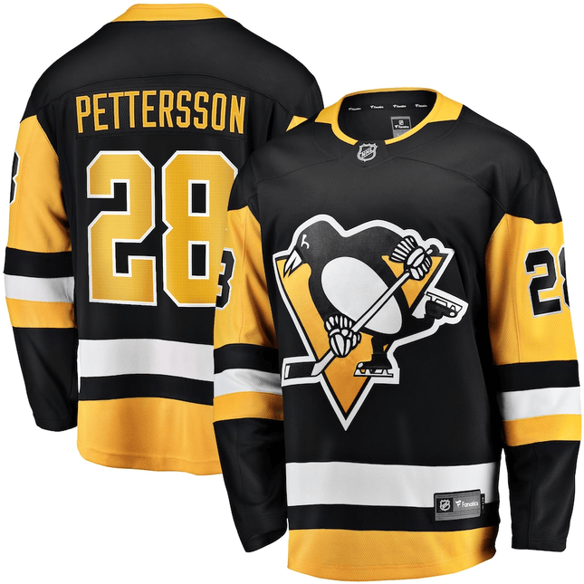 Marcus Pettersson Pittsburgh Penguins 2024-2025 Home Breakaway Black Jersey