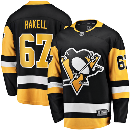 Rickard Rakell Pittsburgh Penguins 2024-2025 Home Breakaway Black Jersey