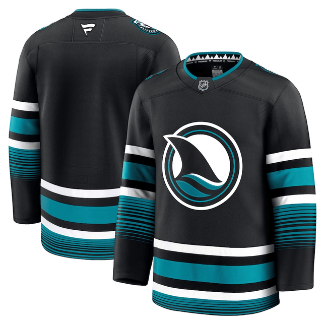 San Jose Sharks 2024-2025 Alternate Premium Black Jersey