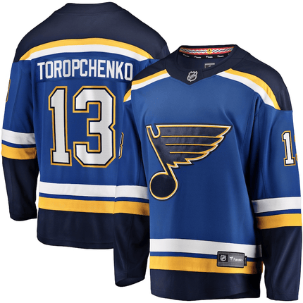 Alexey Toropchenko St. Louis Blues 2024-2025 Breakaway Home Blue Jersey